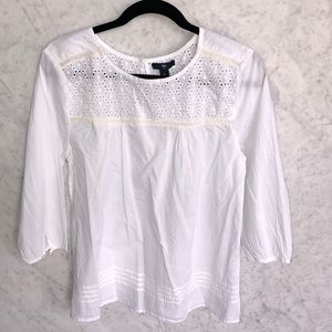 GAP white blouse